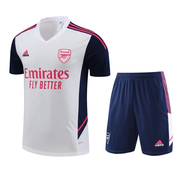 Arsenal Short Sleeve Training Kit 2022/23 White