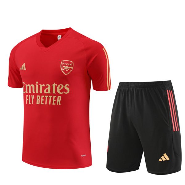 Arsenal Short Sleeve Training Kit 2023/24 Red