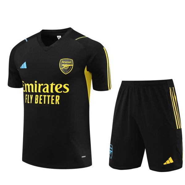 Arsenal Short Sleeve Training Kit 2023/24 Black