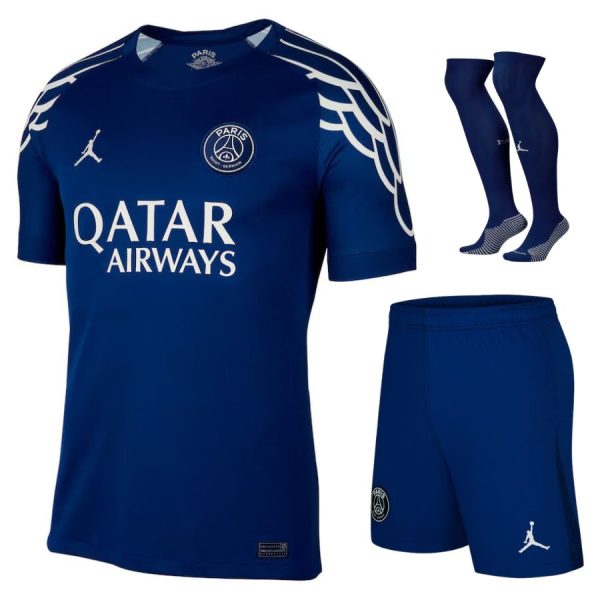PSG Jordan Fourth Stadium Kit 2024-25 - Kids
