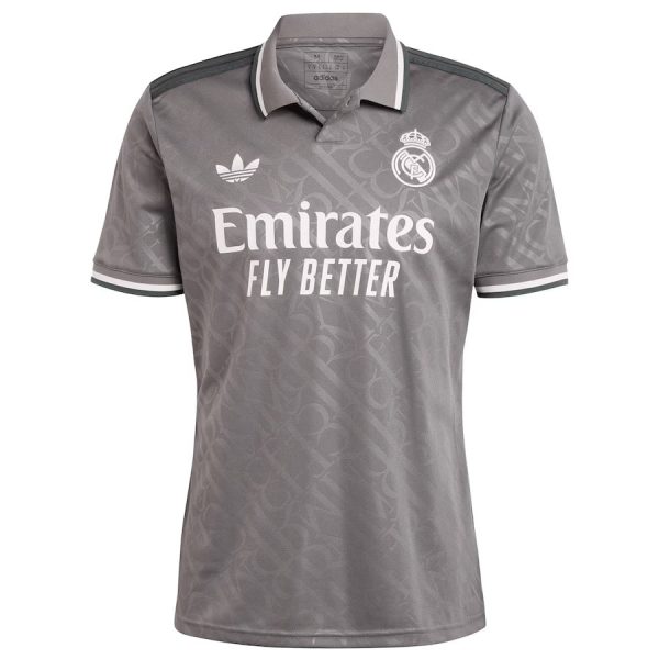 Real Madrid Men's Third Jersey 24/25 Charcoal Gray