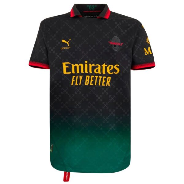 AC Milan 2024/25 co-branded jersey black