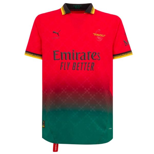 RED JERSEY PUMA AC MILAN 2024/25 - Player's Edition