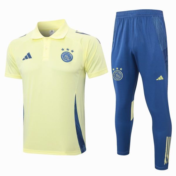 Ajax Polo 2024 Yellow Tracksuit