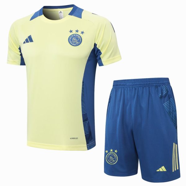 Ajax Short Sleeve Training Tracksuit 2024 Yellow