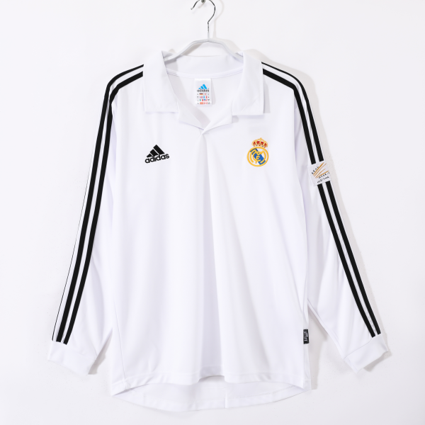 Real Madrid home long sleeves 2002/03 season