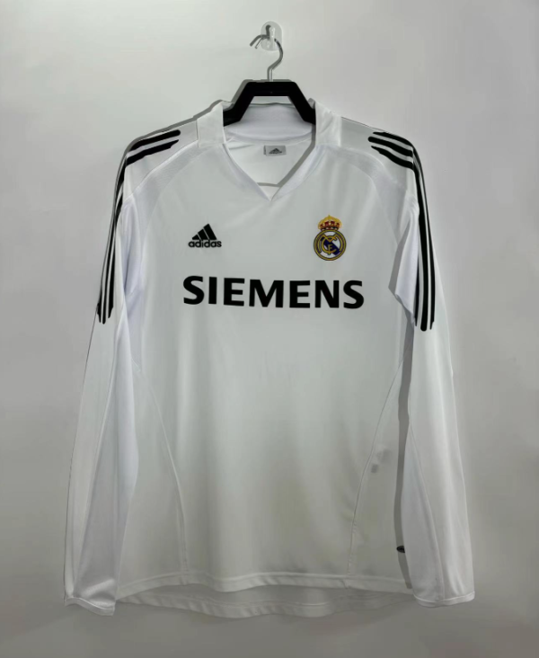 Real Madrid Home Long Sleeve Jersey 2005-06