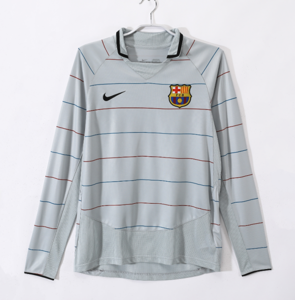 Barcelona away jersey long sleeve 2003/04
