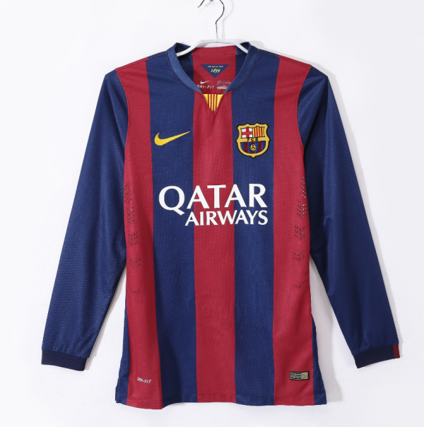 Barcelona Home Jersey Long Sleeve 2014/15