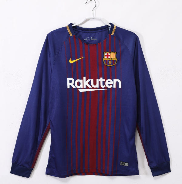 FC Barcelona Home Long Sleeve Jersey 2017/18