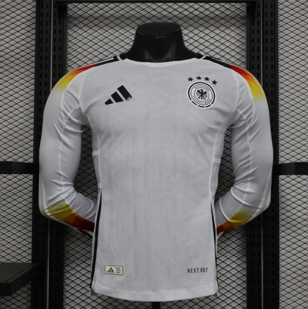 Germany 24 Long Sleeve Home Jersey - Player Edition