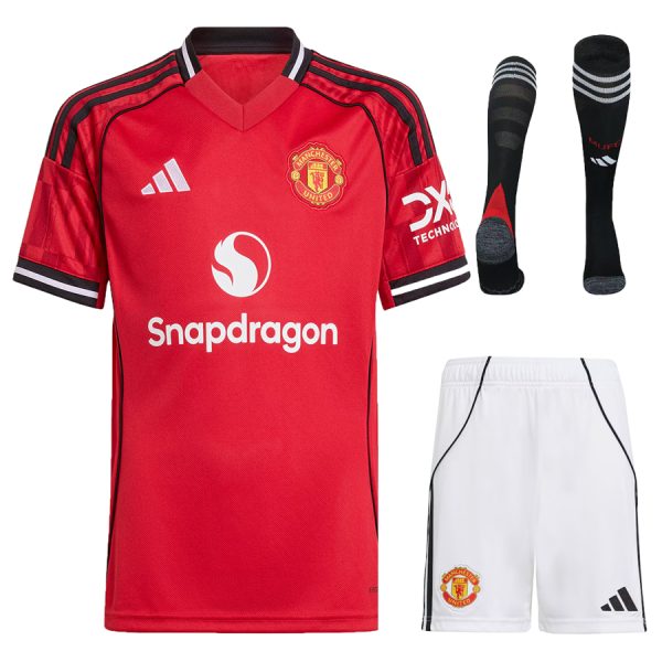 Manchester United Kids 25/26 Home Jersey