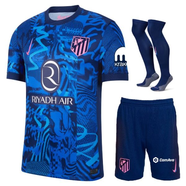 Atletico Madrid Third Kids Kit Jersey 2024 2025