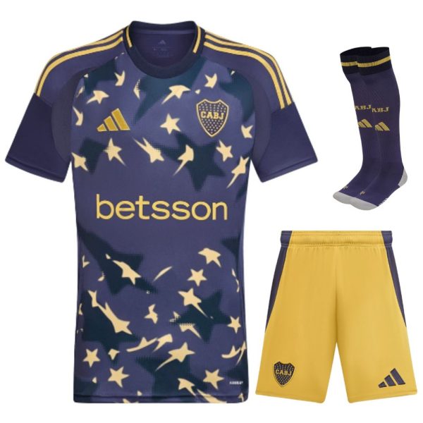 Boca Junior Third Kids Kit Jersey 25/26
