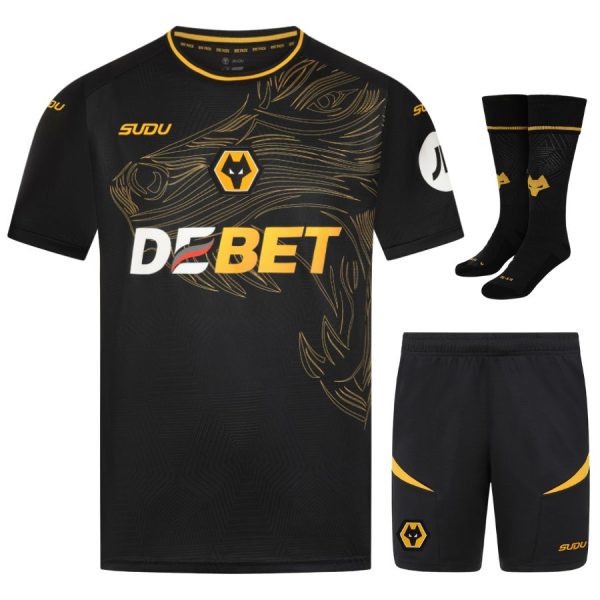 2024-25 Wolves Away Kids Kit