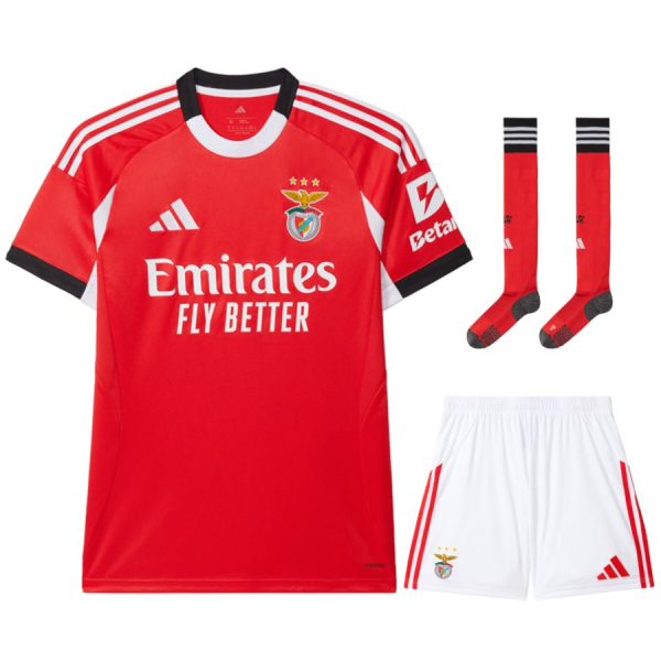 SL Benfica 2025–2026 Home Jersey for Kids