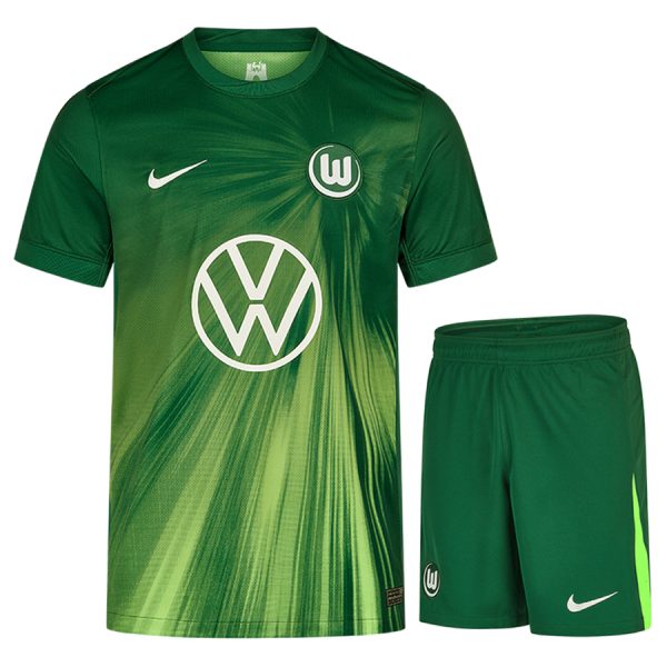 VFL Wolfsburg home kids 2025/26 kit