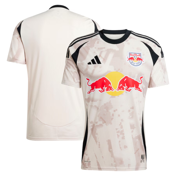 New York Red Bulls Men's Home Adidas Tan 2025 Jersey