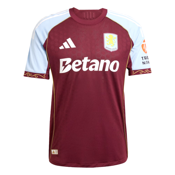 Aston Villa adidas Home Shirt 2025-26 - Player's Edition