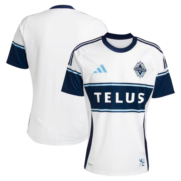 Vancouver Whitecaps FC Men's Adidas White 2025 Jersey