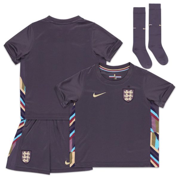 England 2024-2025 Away Kit Kids Shirt