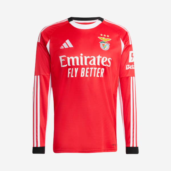 SL Benfica 2025-2026 Long Sleeve Home Jersey