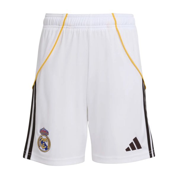 Real Madrid Mens Home Adult Shorts 25/26 White