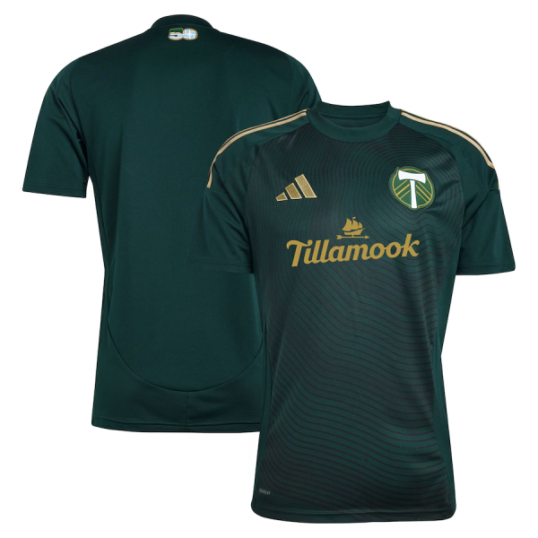 Portland Timbers Men's Home Adidas Green 2025 Jersey