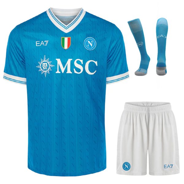 SSC Napoli Home Jersey for Kids 2025/2026