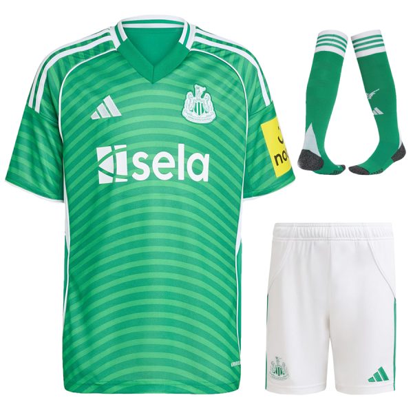 Newcastle United adidas Kids' 25/26 Away Shirt