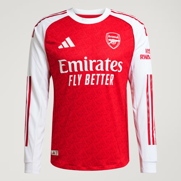 Arsenal Adidas 25/26 Long Sleeve Home Jersey - Player Edition