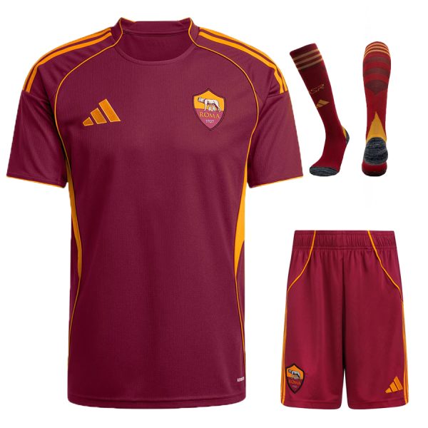 AS Roma Home 2025/26 Kids Jersey