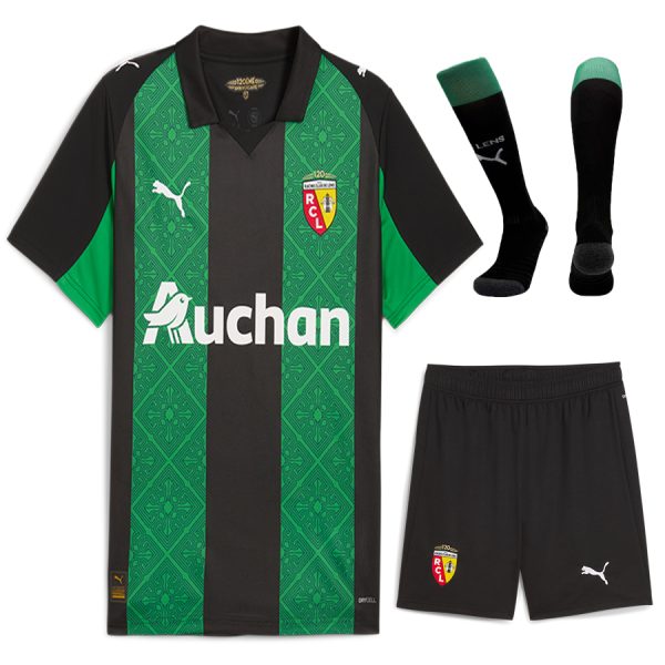 RC Lens 2025-2026 Kids Away Jersey