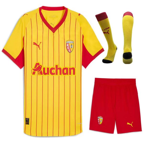 RC Lens 2025-2026 Kids Home Jersey