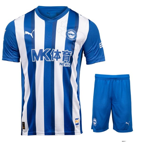 Deportivo Alavés 25/26 Home Jersey Kids