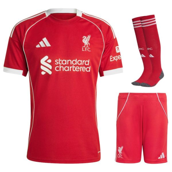 LFC adidas Kids 25/26 Home Jersey