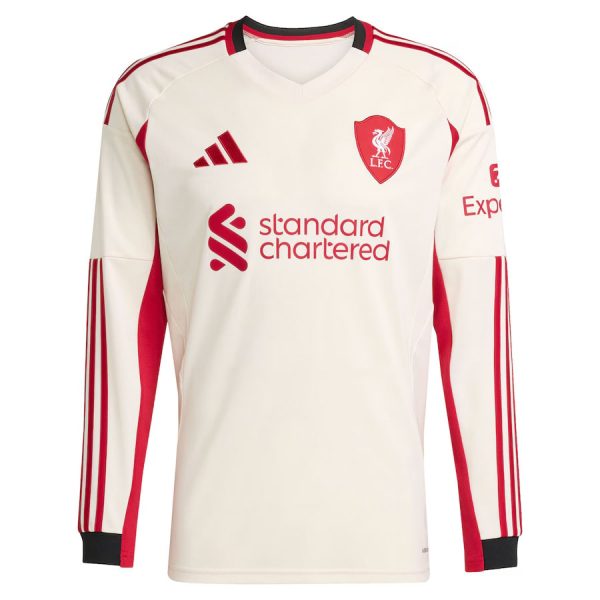 LFC adidas Mens 25/26 Away Long Sleeve Jersey