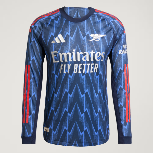 Arsenal adidas 25/26 Long Sleeved Away Shirt - Player Edition