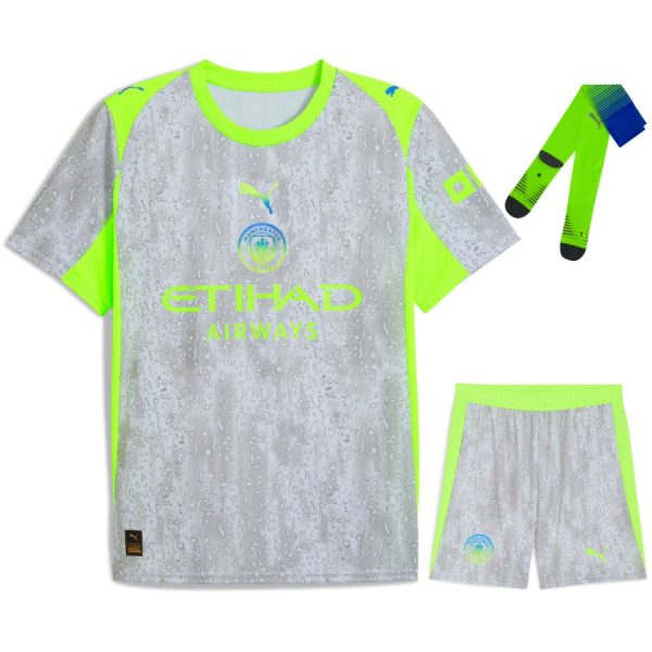 Kids' Manchester City Third Jersey 2025/26