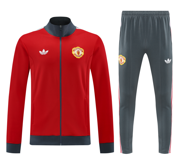 Manchester United 25/26 Vintage Jacket Set Red