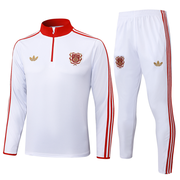 FC Bayern Adidas 125th Kids Training Kit White