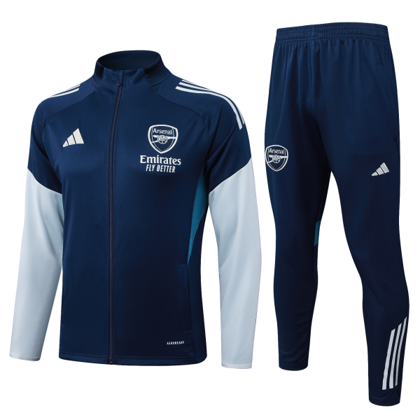 Kids Arsenal adidas 25/26 Royal Blue Tracksuit Set