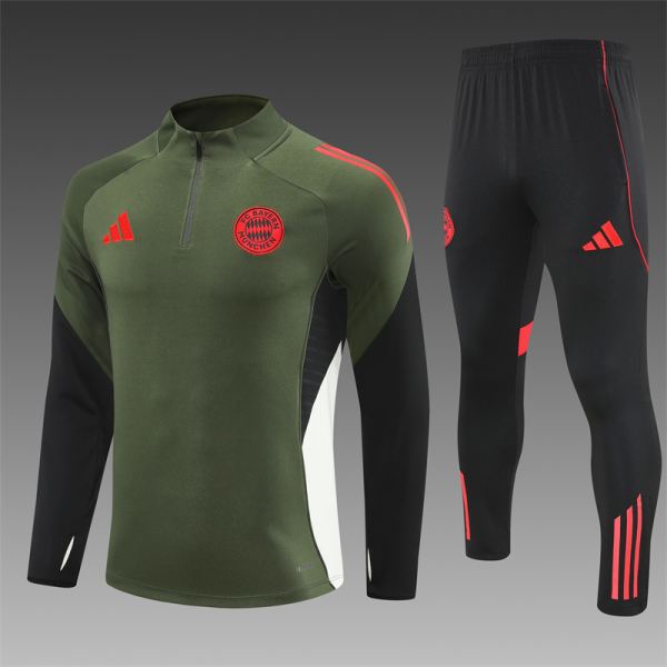 FC Bayern Adidas 25/26 Kids Training Kit Green