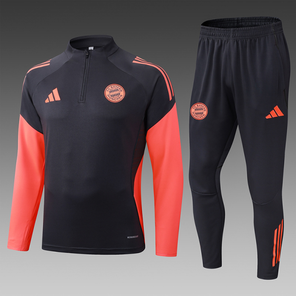 FC Bayern Adidas 25/26 Kids Training Kit Dark Grey