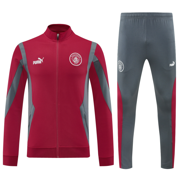 25/26 Manchester City Pre-match Training Jacket Set Red