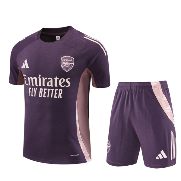 24/25 Arsenal Short Sleeve Training Jersey Purple