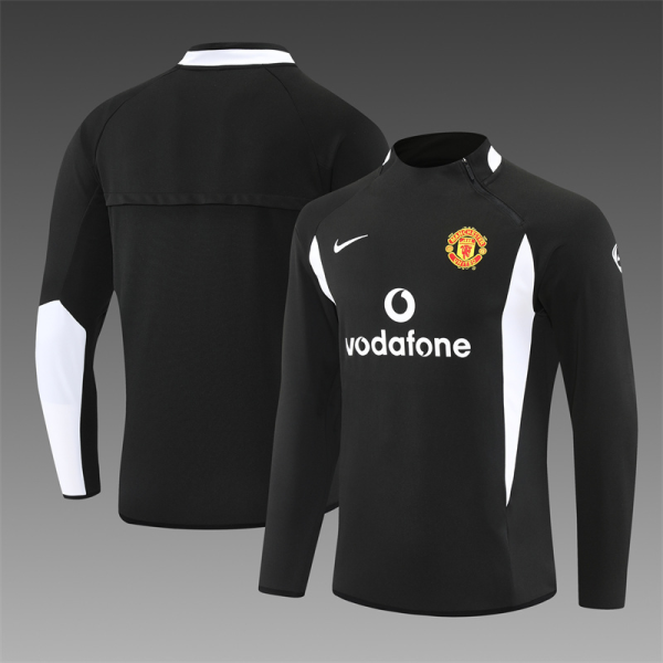 Manchester United 2002/2003 Vintage Competition Training Top Black