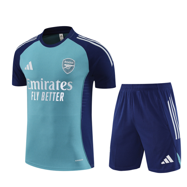 25/26 Arsenal Kids Short Sleeve Training Jersey Blue