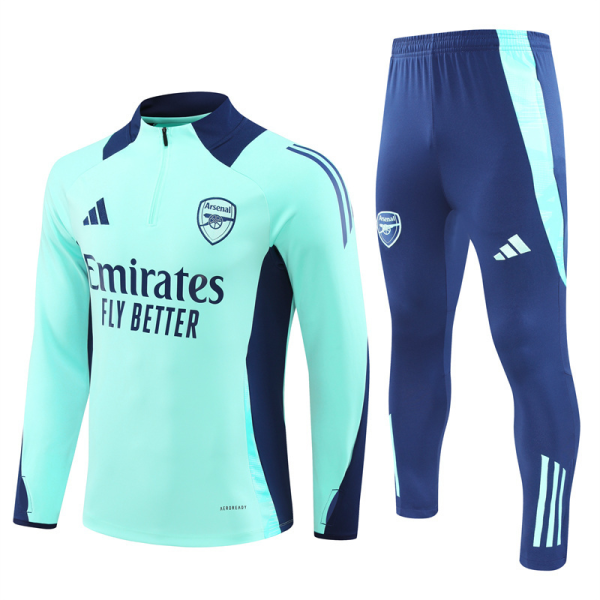 24/25 Arsenal Kids Training Jersey Lake Blue