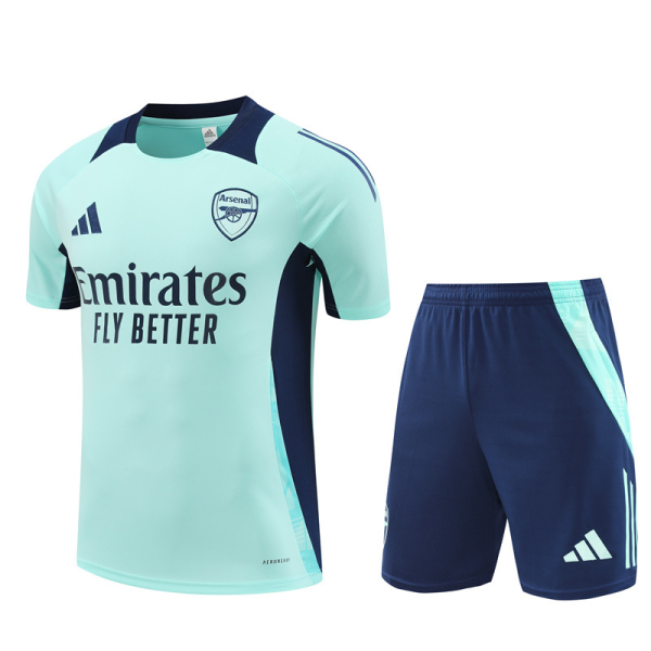 24/25 Arsenal Short Sleeve Training Jersey - Lake Blue